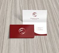 Matte Folded Business Cards